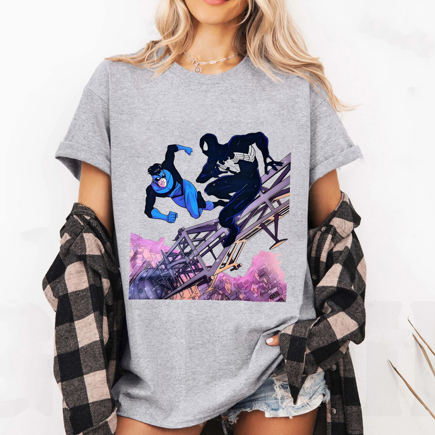 Invincible & Spider Man Oversized T-shirt/Crewneck/Hoodie