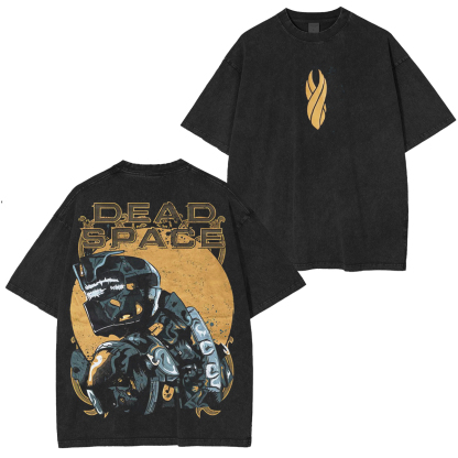 Retro The Dead Space Clothes Graphic Print T-Shirt