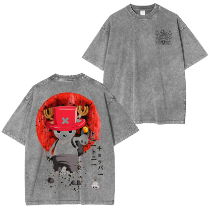 One Piece Chopper Washed Unisex T-Shirt