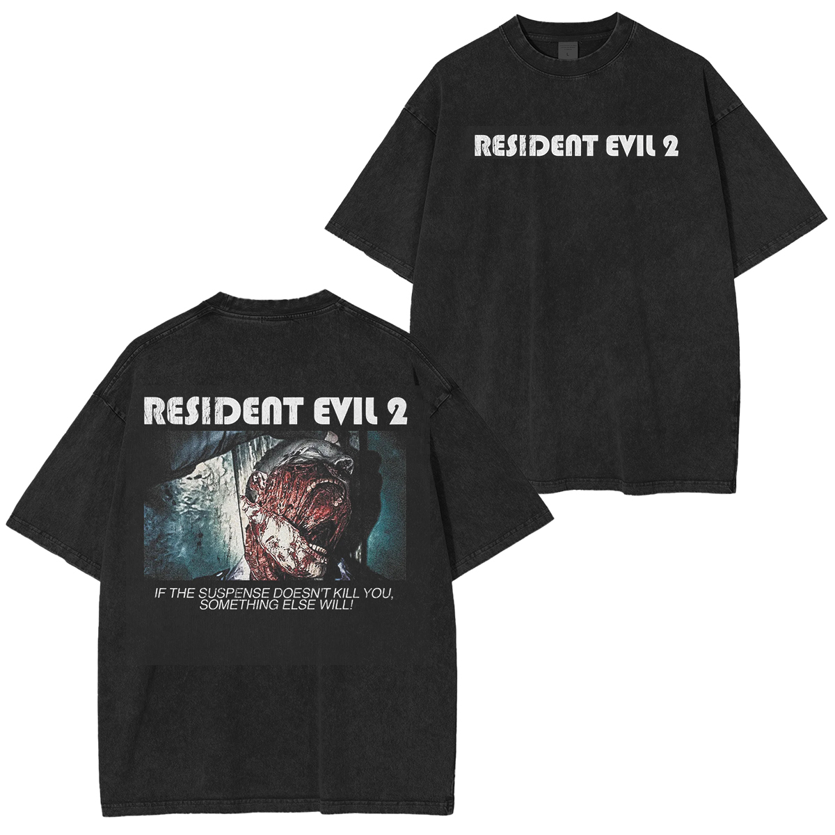Resident Evil 2 Double Retro Washed T-Shirt