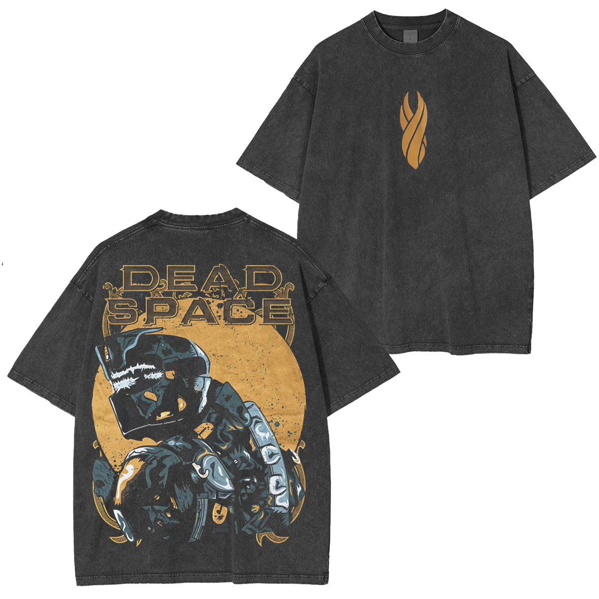 Retro The Dead Space Clothes Graphic Print T-Shirt