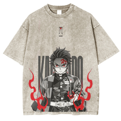 Tanjiro Kamado, Demon Slayer: Kimetsu no Yaiba Vintage Tee
