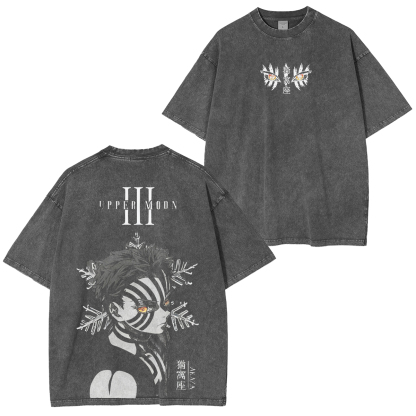Akaza,Demon Slayer Vintage Tee