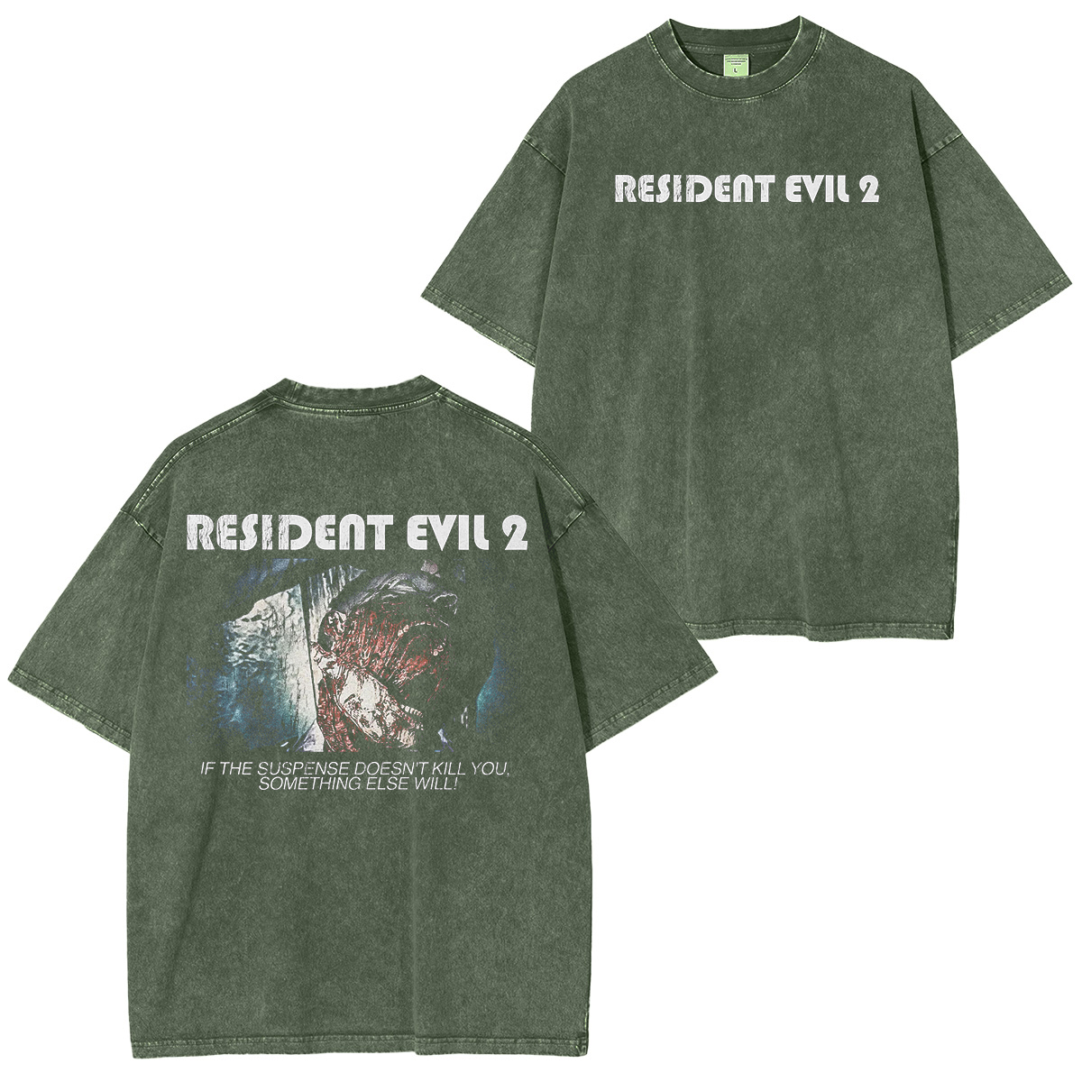 Resident Evil 2 Double Retro Washed T-Shirt