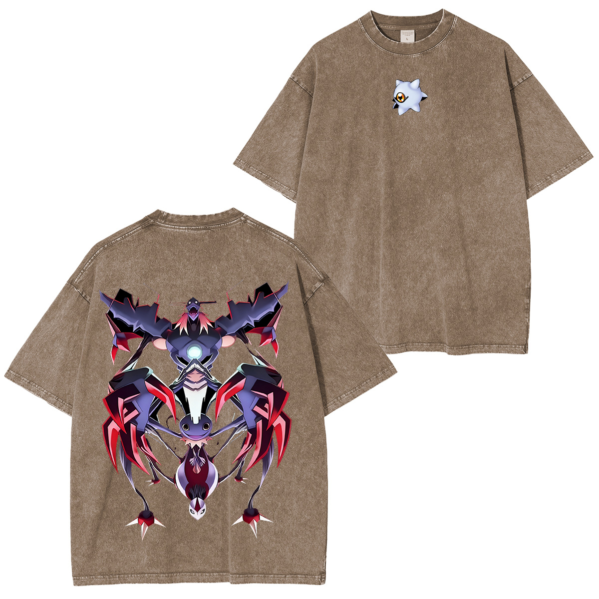 Gaara Naruto Anime Anime Double  Vintage Washed T-shirt/Crewneck/Hoodie