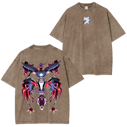 Gaara Naruto Anime Anime Double  Vintage Washed T-shirt/Crewneck/Hoodie