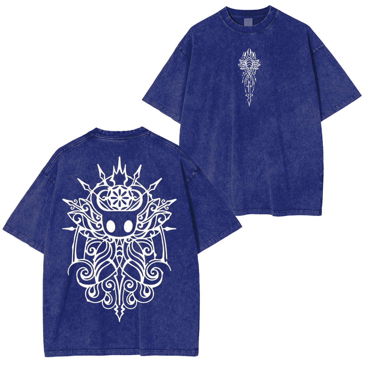 Hollow Knight Knight of silence Vintage Unisex Washed T-Shirt