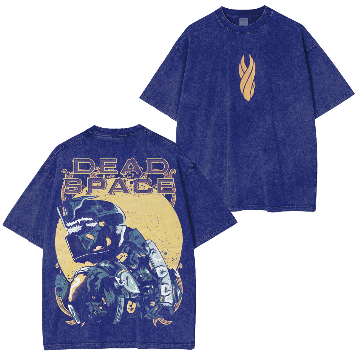 Retro The Dead Space Clothes Graphic Print T-Shirt