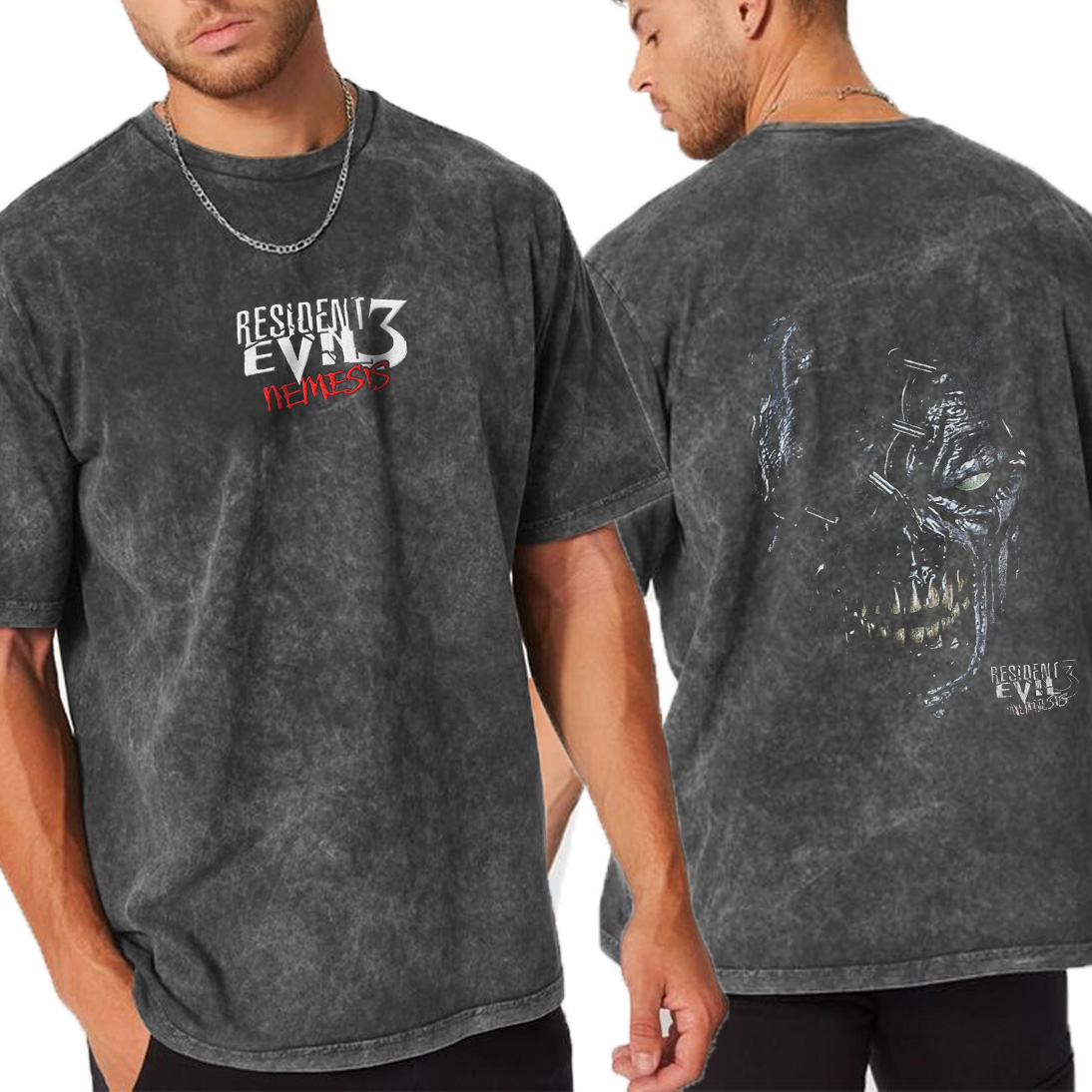 Resident Evil 3 Double Retro Washed T-Shirt