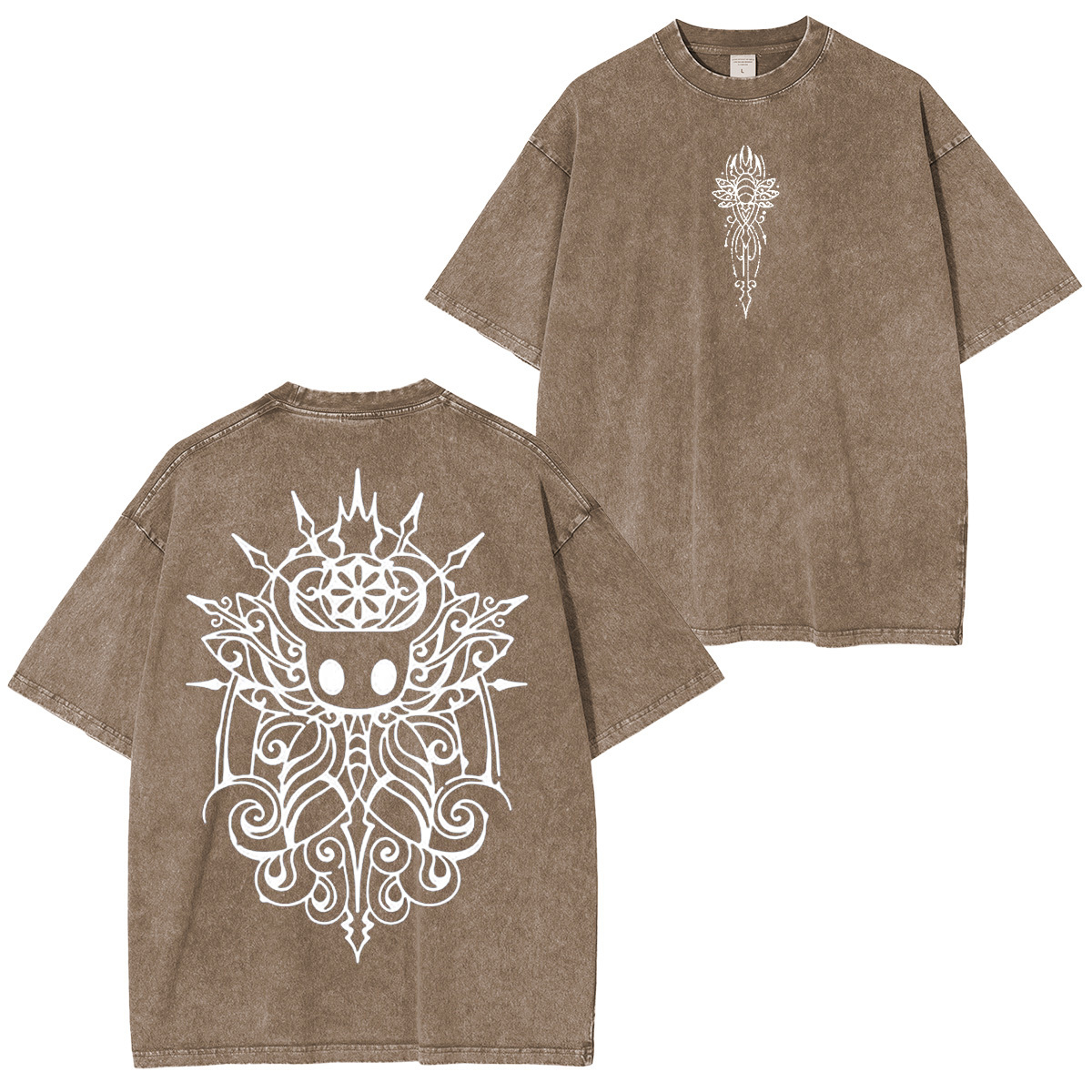 Hollow Knight Knight of silence Vintage Unisex Washed T-Shirt