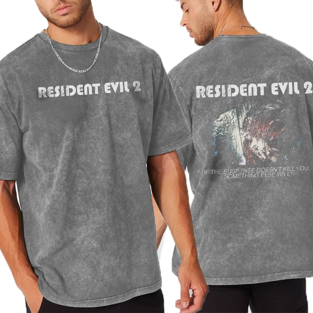 Resident Evil 2 Double Retro Washed T-Shirt