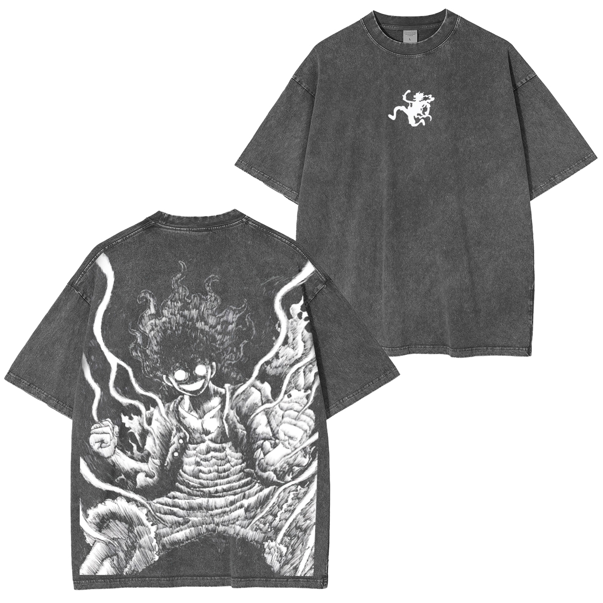 One Piece Unisex Washed T-Shirt
