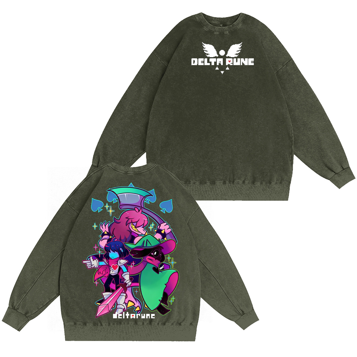 Deltarune Washed T-shirt/Crewneck/Hoodie
