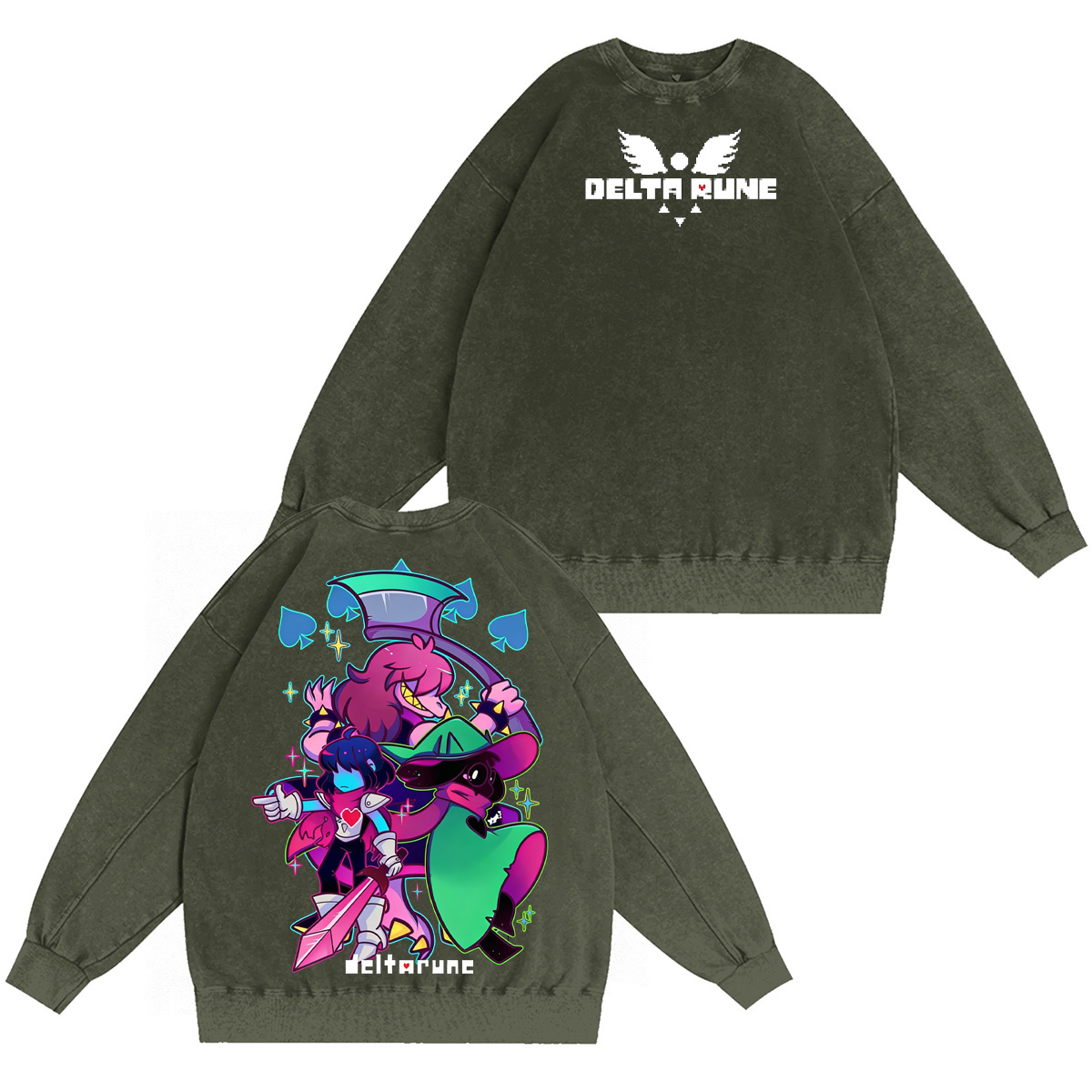 Deltarune Washed T-shirt/Crewneck/Hoodie