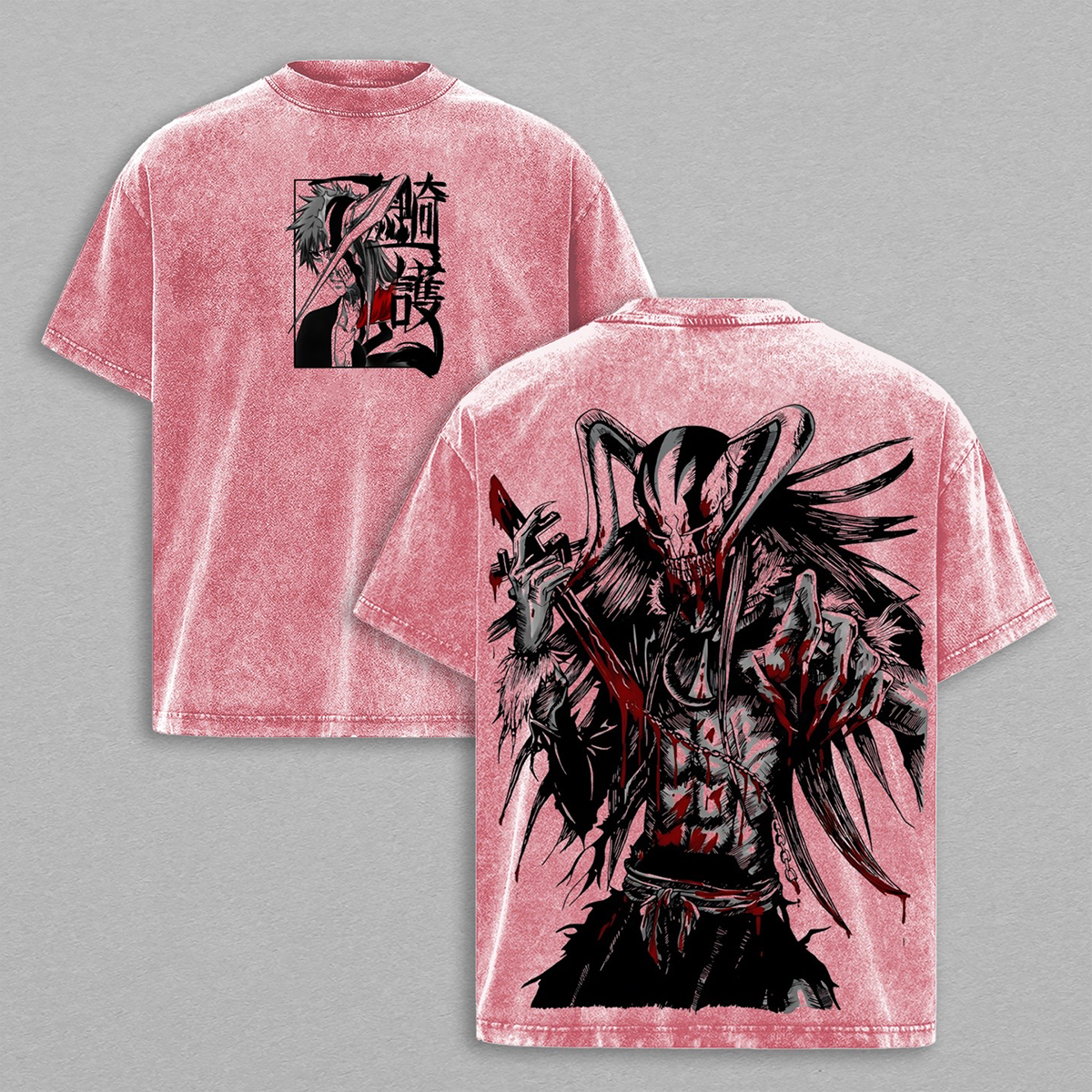 Bleach Ichigo Kurosaki Anime Washed T-shirt/Crewneck/Hoodie