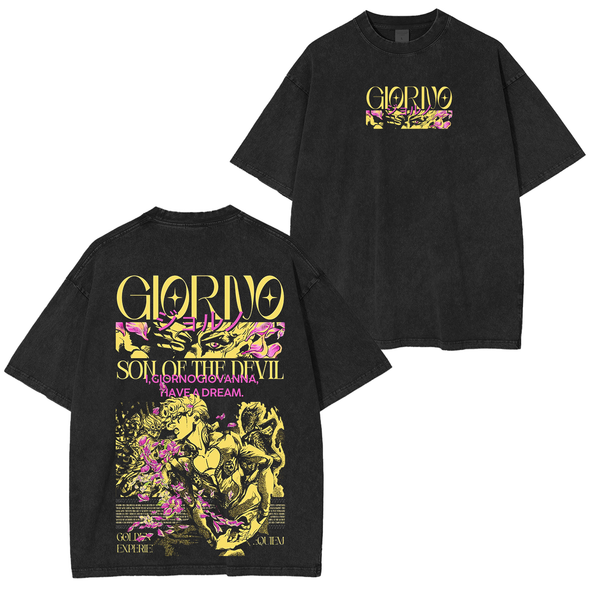 JoJo's Bizarre Adventure Washed T-shirt/Crewneck/Hoodie