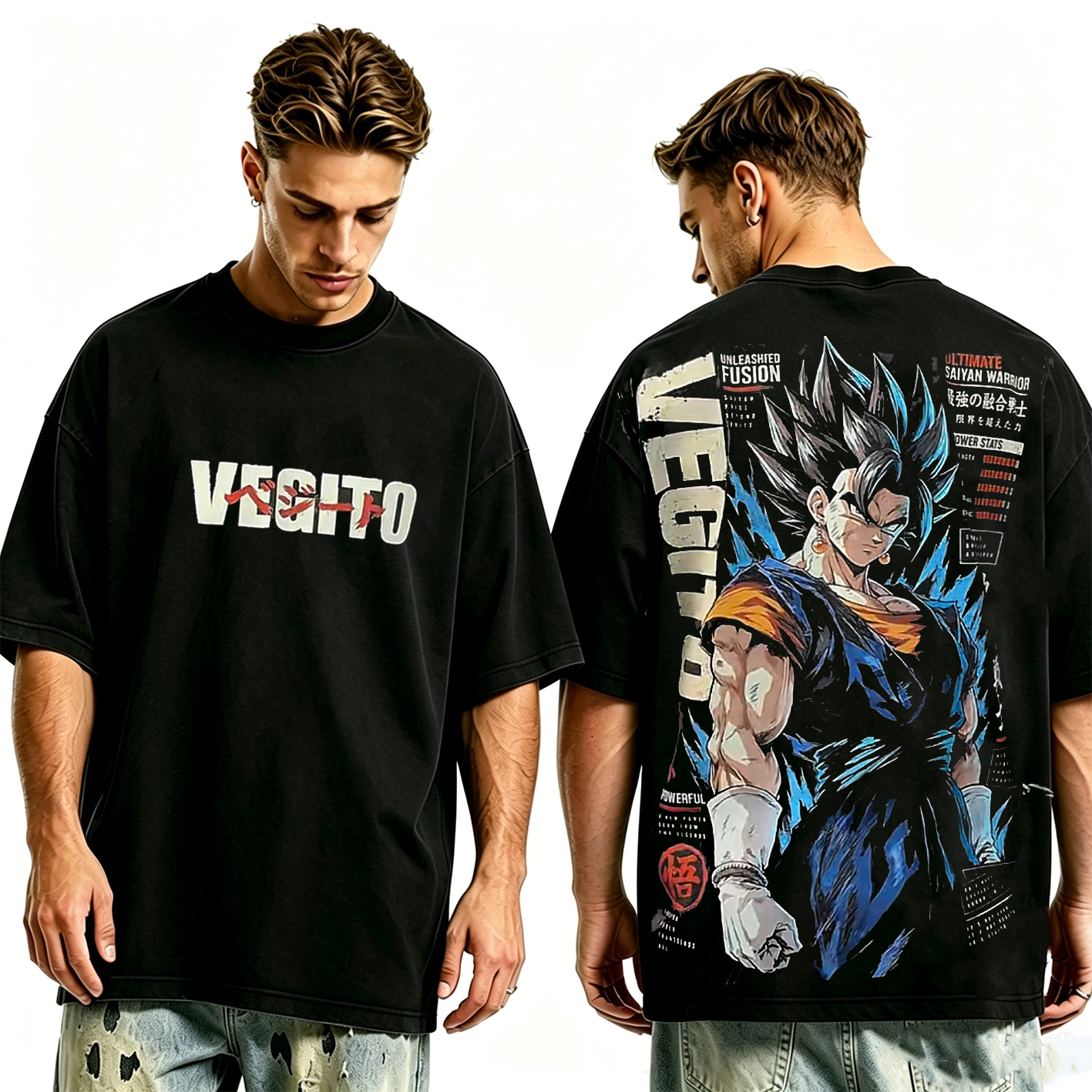 Vegito Dragon Ball Z Oversized T-shirt/Crewneck/Hoodie