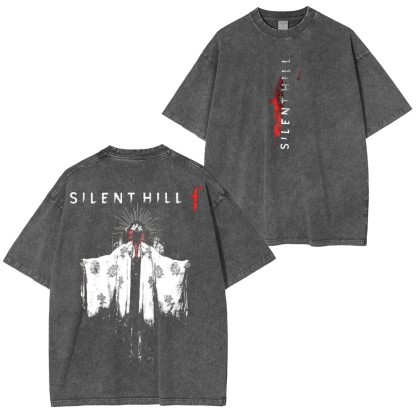 Silent Hill F Unisex Washed T-Shirt