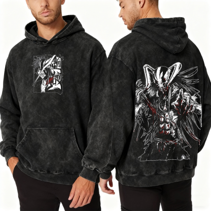 Bleach Ichigo Kurosaki Anime Washed T-shirt/Crewneck/Hoodie