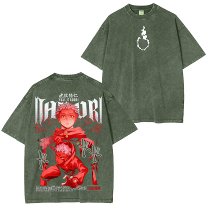 Jujutsu Kaisen Vintage Washed T-shirt/Crewneck/Hoodie