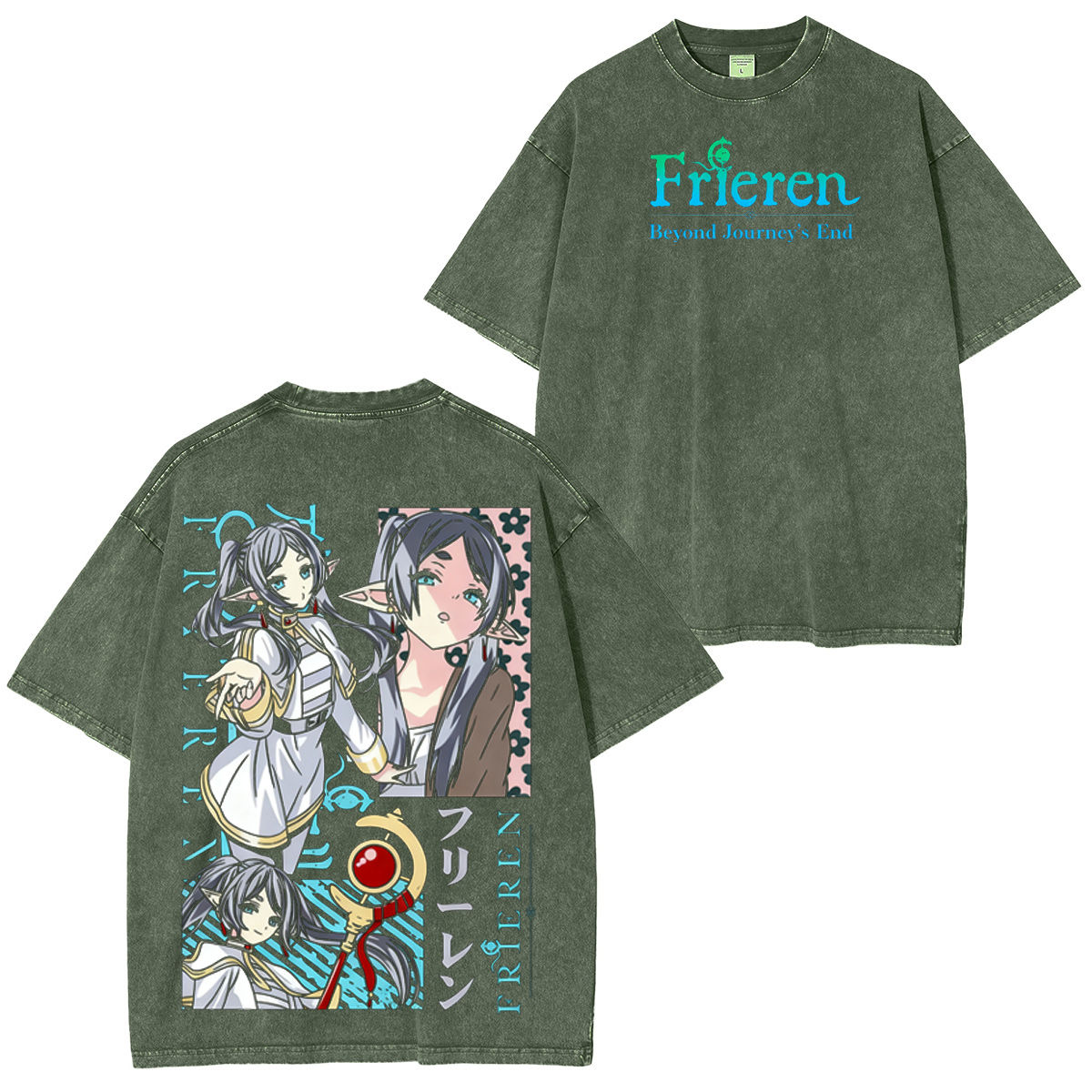 Frieren Vintage Washed T-shirt/Crewneck/Hoodie