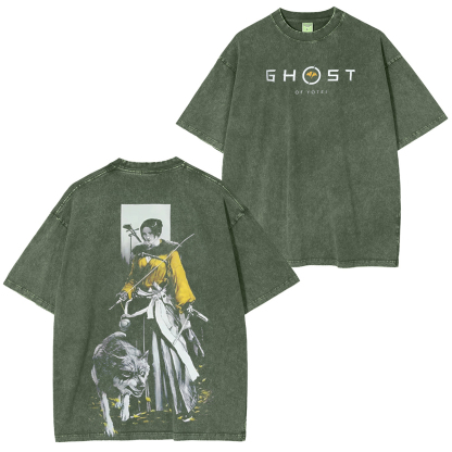 Ghost of Yotei Game Vintage Tee