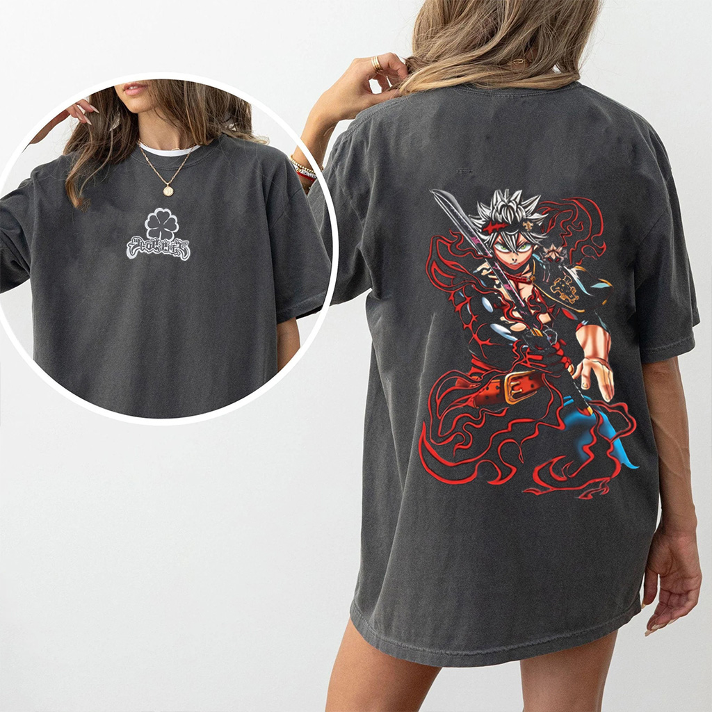Black Clover Asta Vintage Washed T-shirt/Crewneck/Hoodie