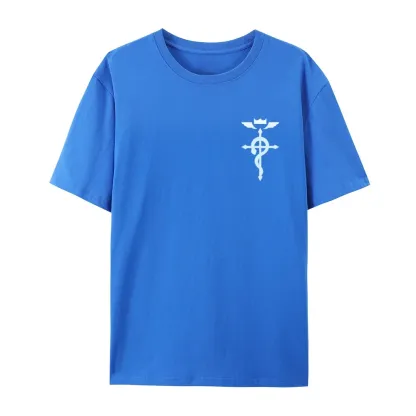 Full Metal Alchemist Casual Short Sleeve T-Shirt