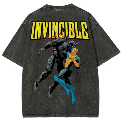 Invincible Unisex Fit Washed T-Shirt 2503013131