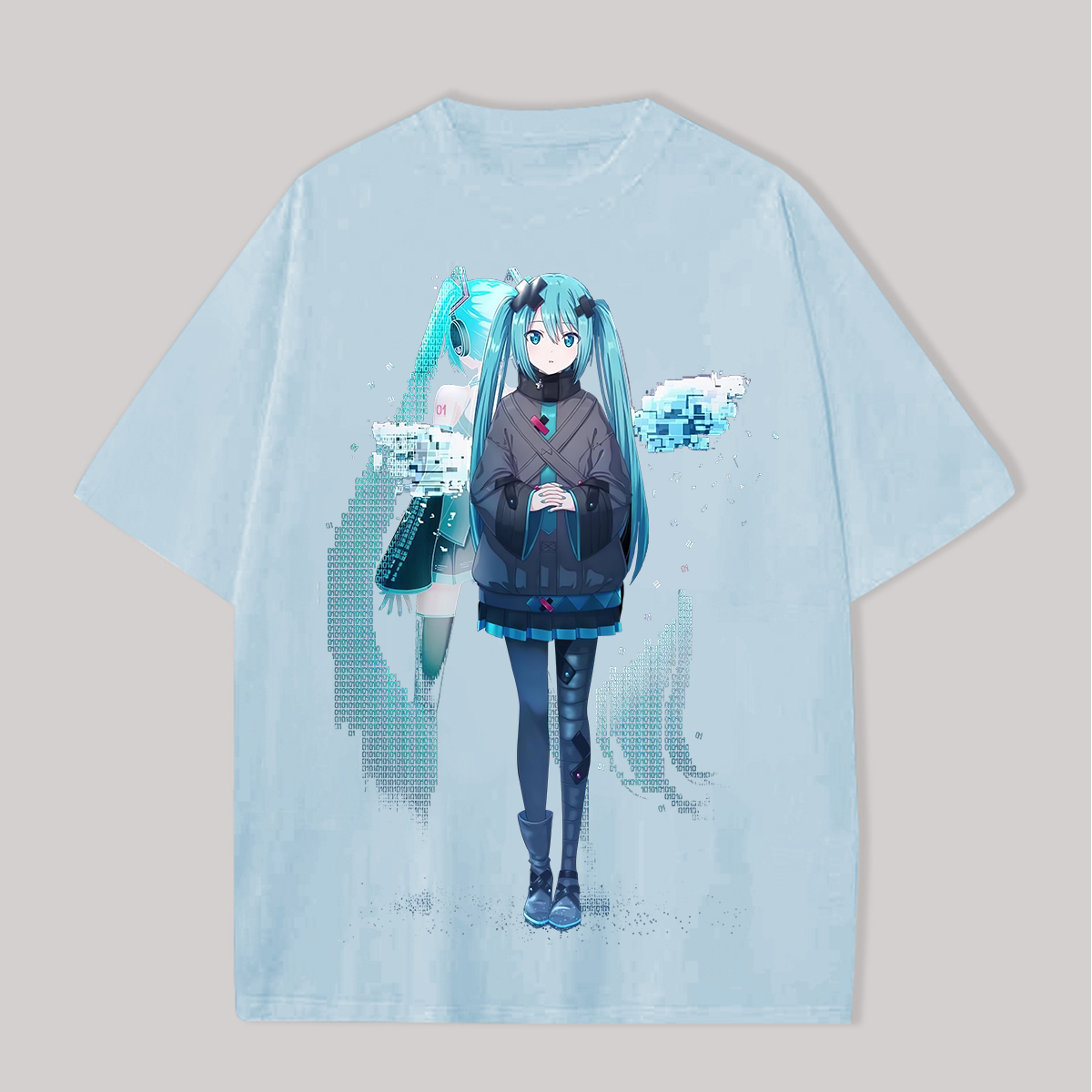 Hatsune Miku Printed Oversized Unisex T-shirts