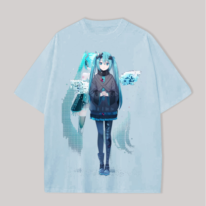 Hatsune Miku Printed Oversized Unisex T-shirts