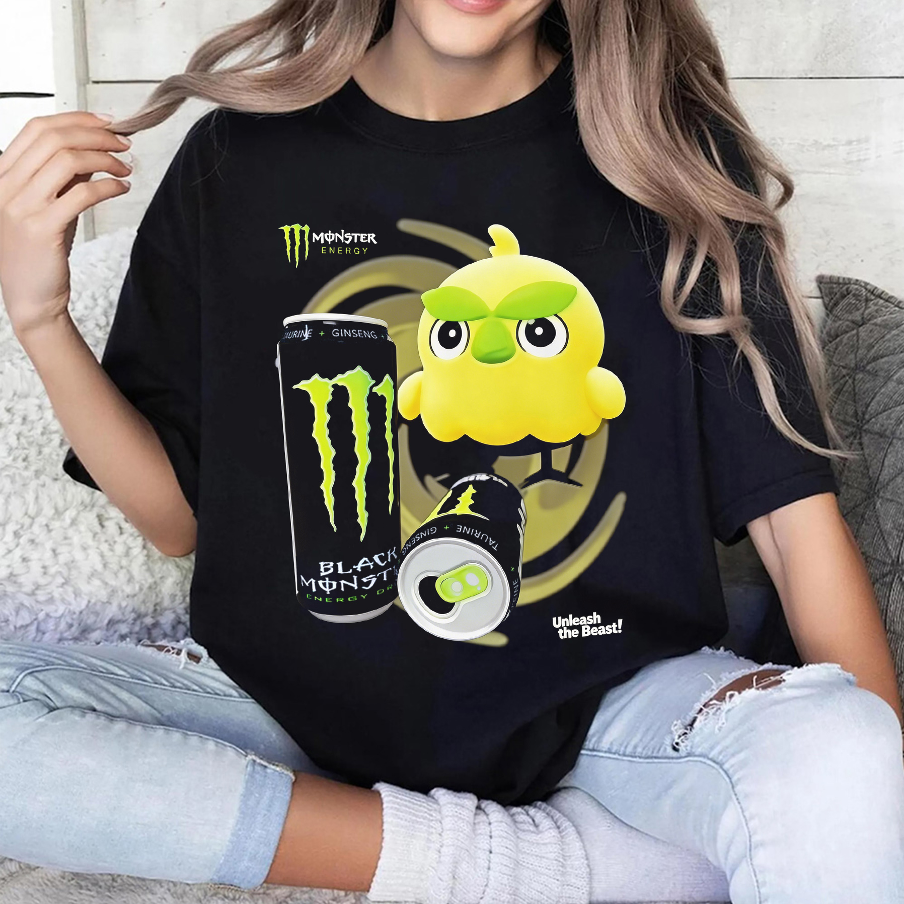 Monster Energy&Pokémon Oversized T-shirt/Crewneck/Hoodie