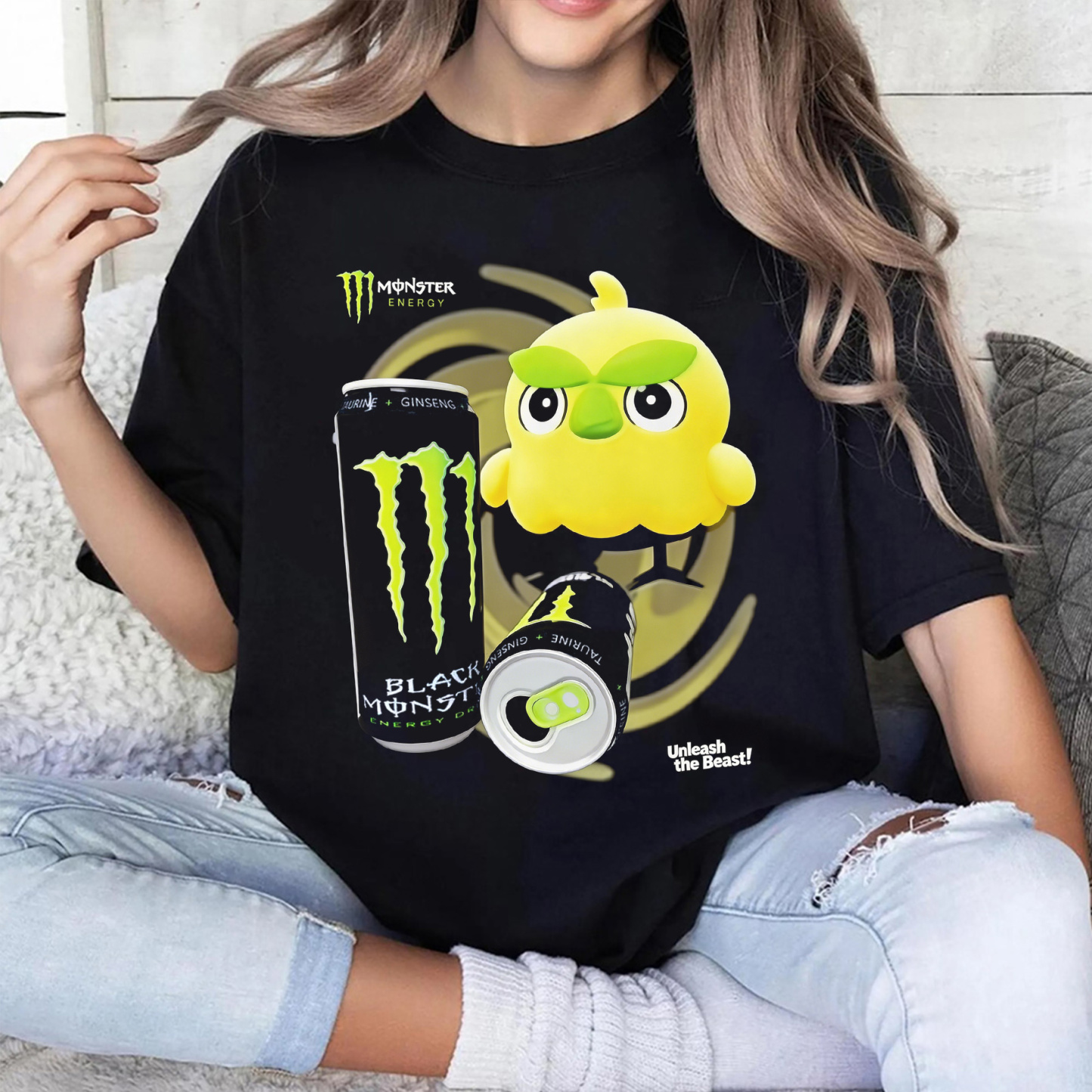 Monster Energy&Pokémon Oversized T-shirt/Crewneck/Hoodie