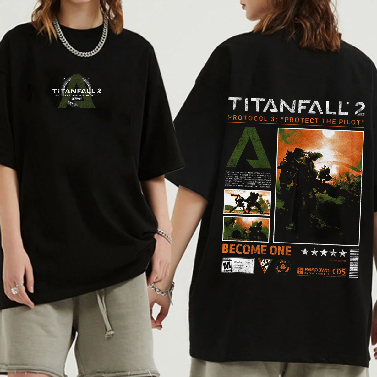TITANFALL 2 Oversized T-shirt/Crewneck/Hoodie