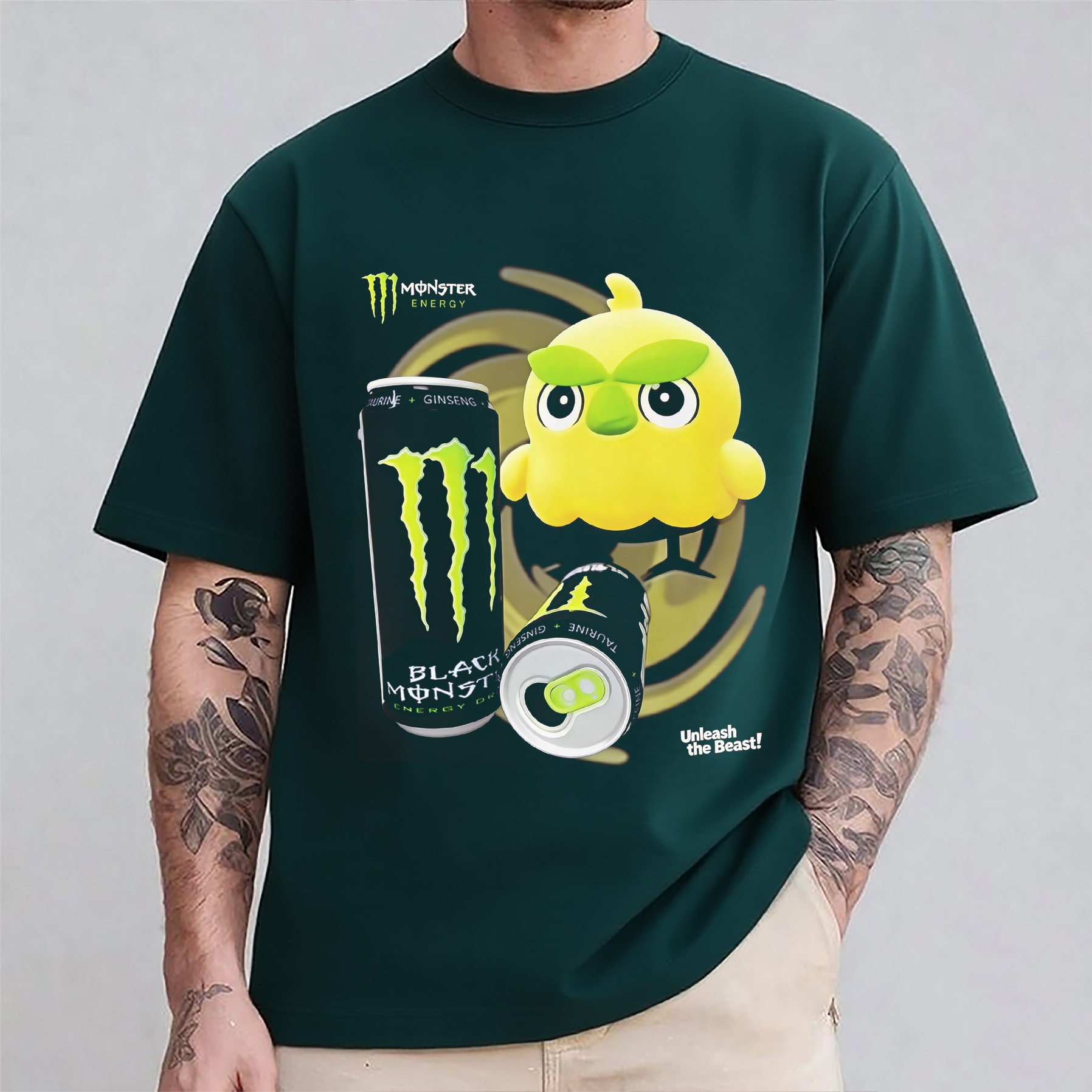 Monster Energy&Pokémon Oversized T-shirt/Crewneck/Hoodie
