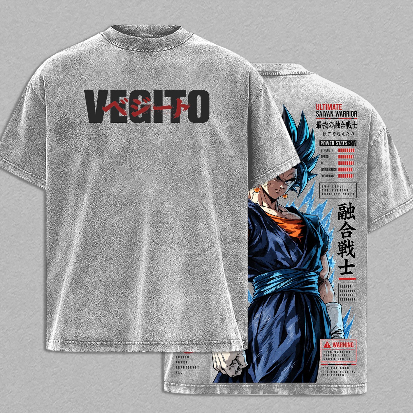 Vegito Dragon Ball Z Oversized T-shirt/Crewneck/Hoodie