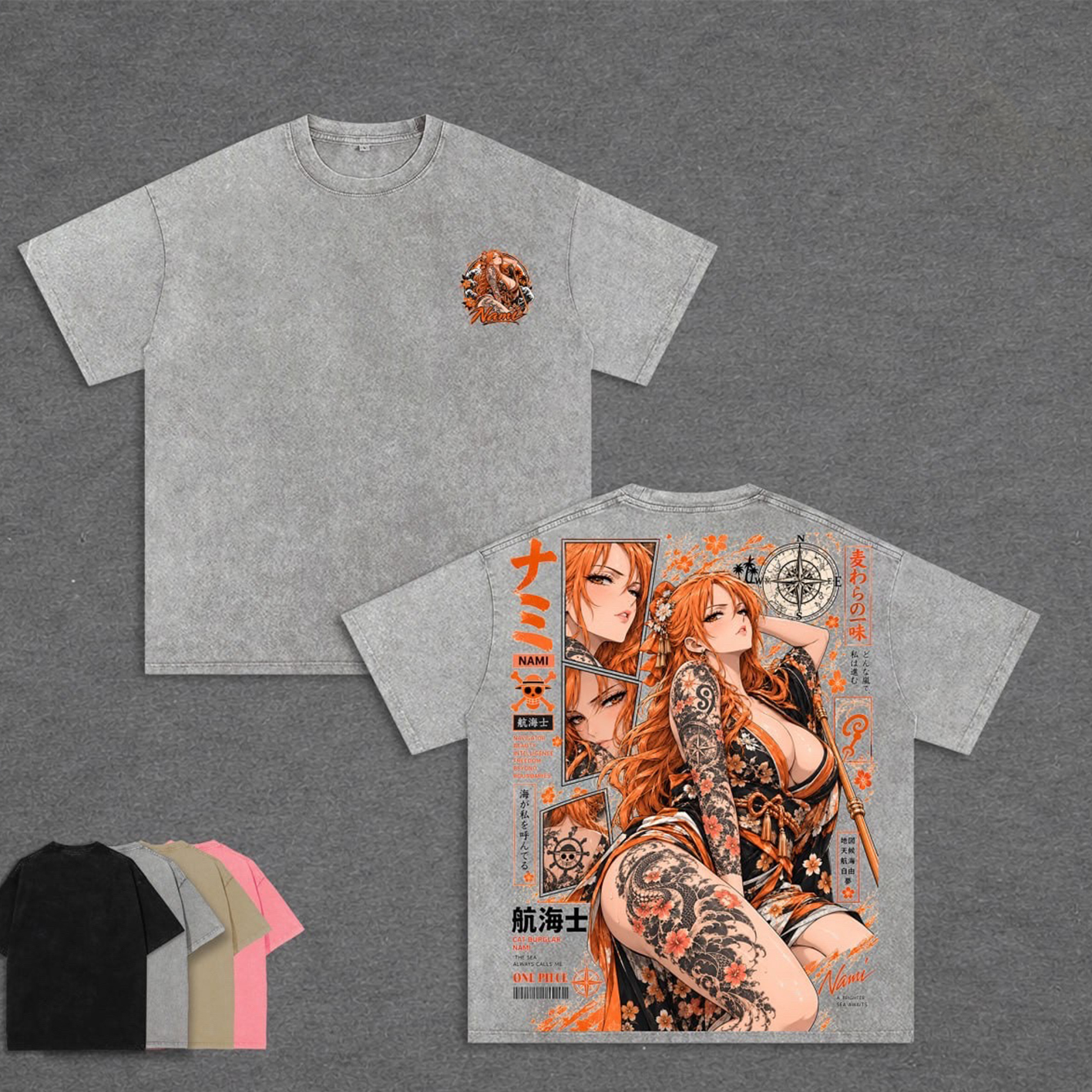 One Piece Nami Oversized T-shirt/Crewneck/Hoodie