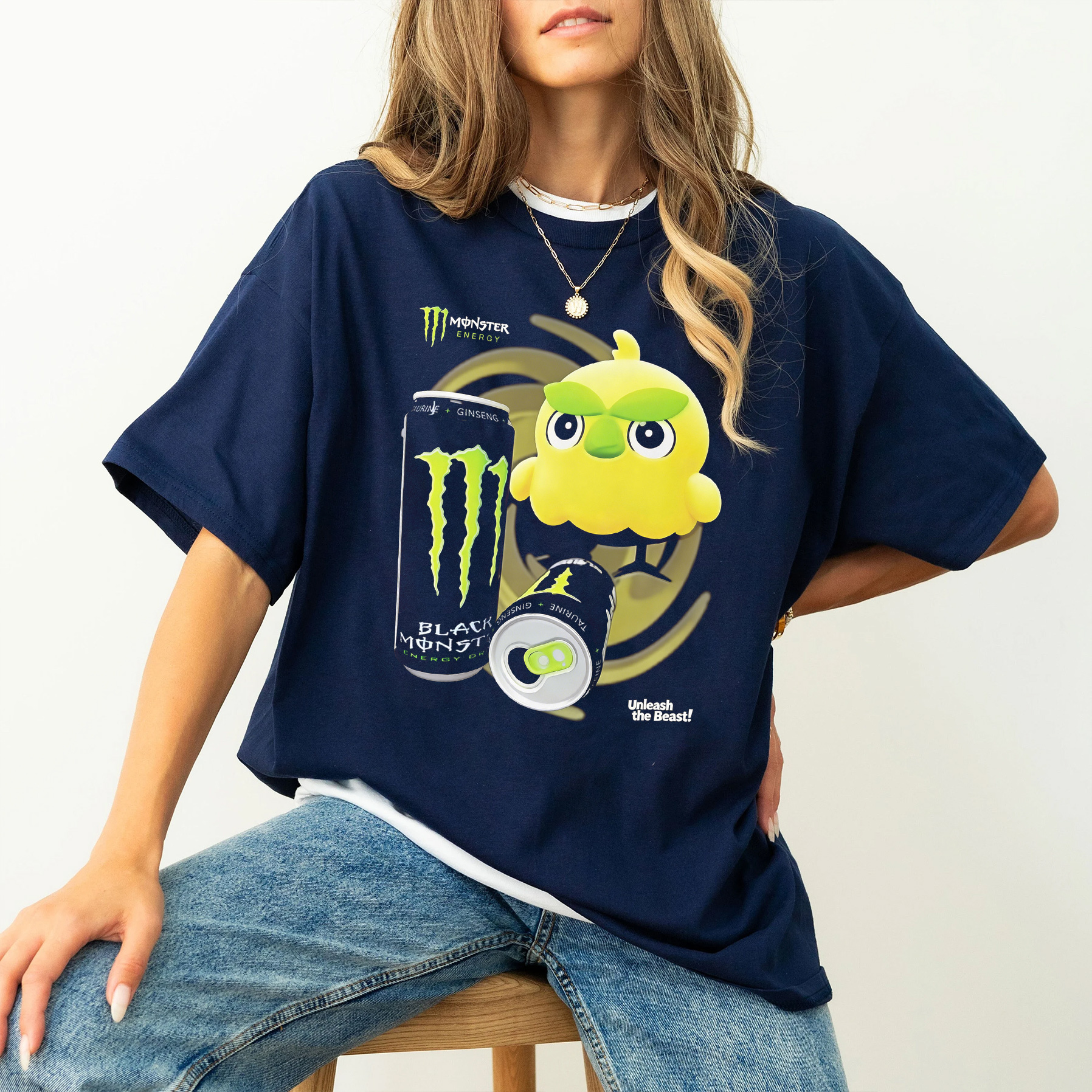 Monster Energy&Pokémon Oversized T-shirt/Crewneck/Hoodie