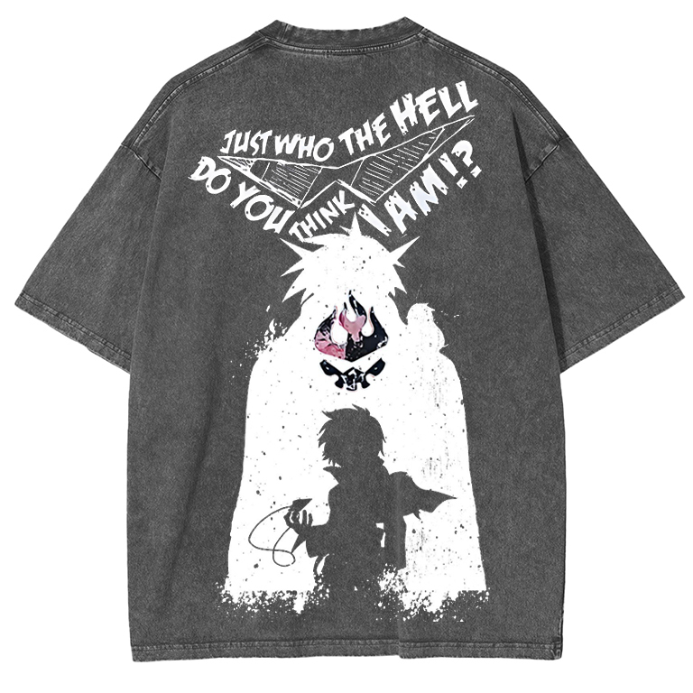 Tengen Toppa Gurren Lagann Anime Washed Unisex T-Shirt