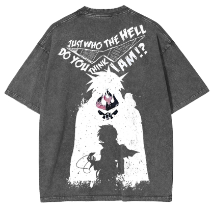 Tengen Toppa Gurren Lagann Anime Washed Unisex T-Shirt