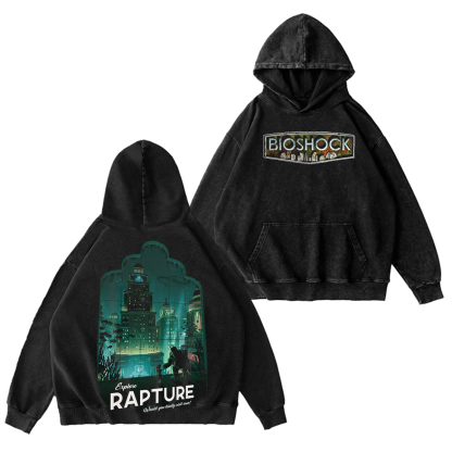 Bioshock Vintage Washed T-shirt/Crewneck/Hoodie