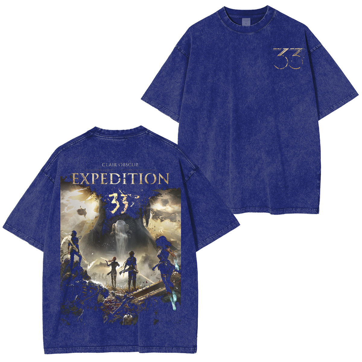 Clair Obscur Expedition 33 Vintage Washed T-shirt/Crewneck/Hoodie