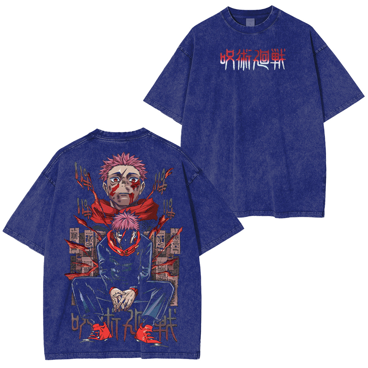Yuuji Itadori Jujutsu Kaisen Oversized T-shirt/Crewneck/Hoodie