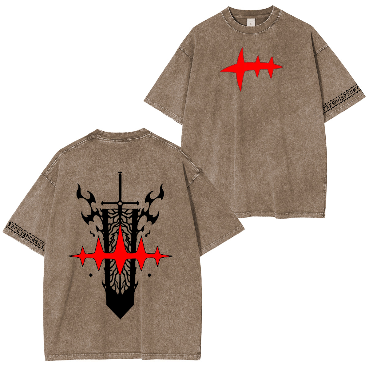 Black Clover Vintage washed T-shirt/Crewneck/Hoodie