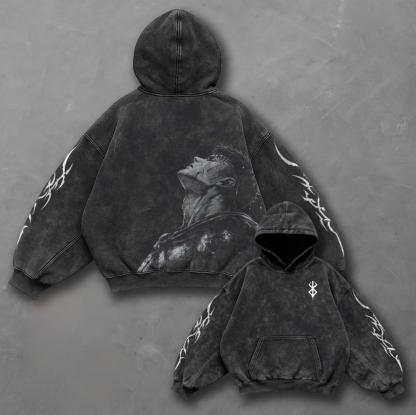 Bresk Retro Anime Hoodie