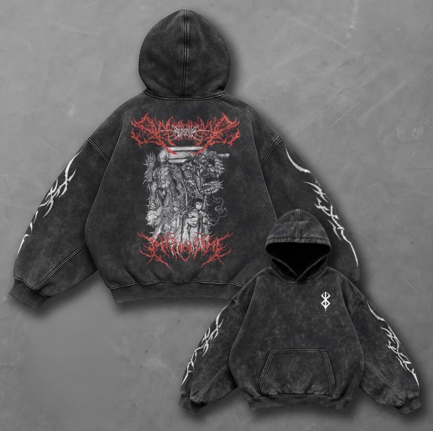 Bresk Retro Anime Hoodie