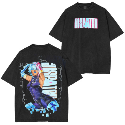 Dispatch Game Characters Graphic Oversized Washed T-shirt/Crewneck/Hoodie