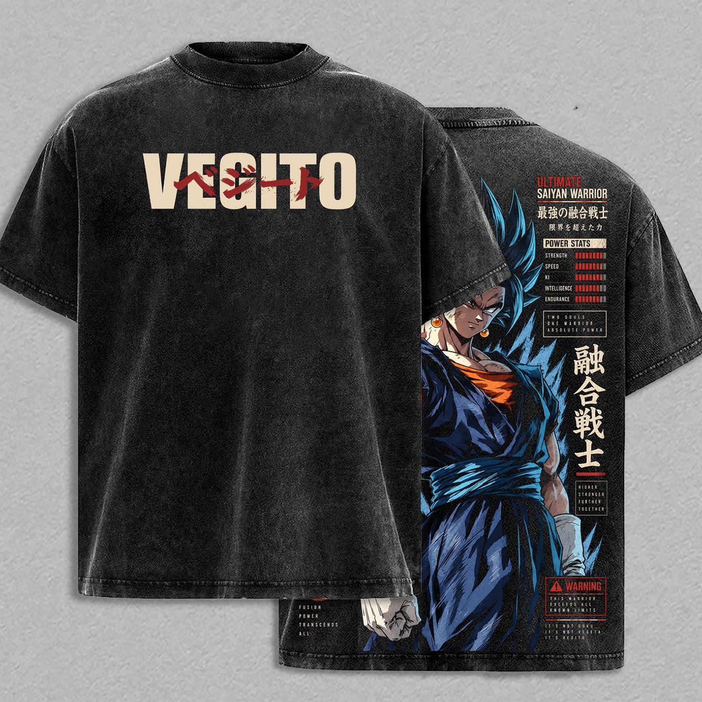 Vegito Dragon Ball Z Oversized T-shirt/Crewneck/Hoodie