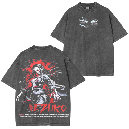 Nezuko Kamado Vintage Unisex Washed T-Shirt