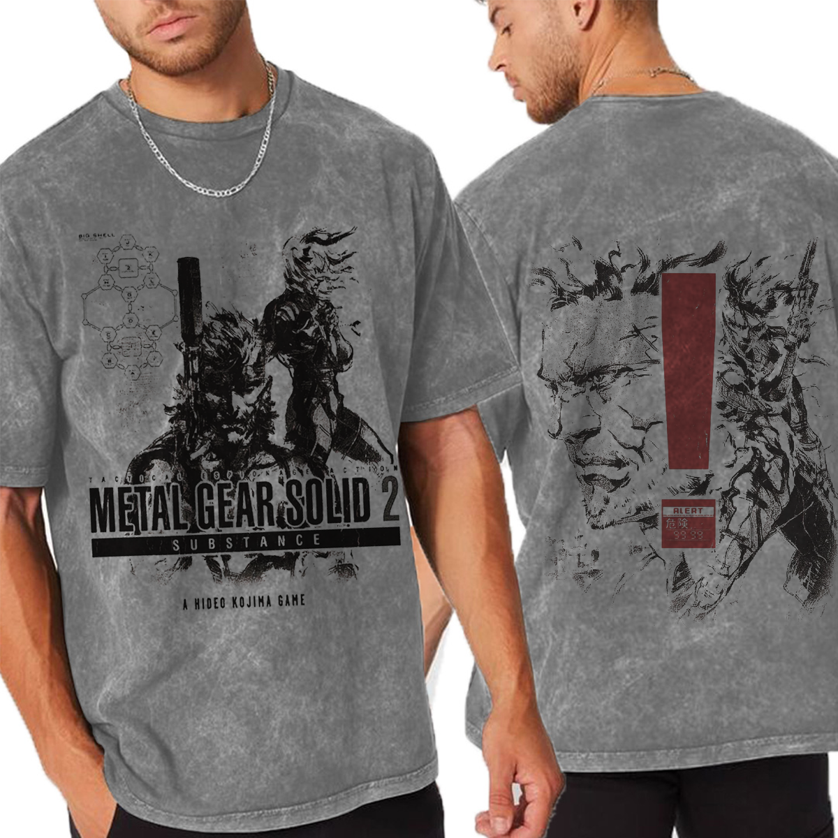 Metal Gear Solid 2 Vintage Washed Tee